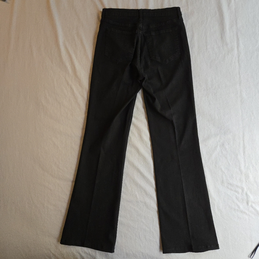 NYDJ Women's Boot Cut Jeans - Black with Embellished Tuxedo Crystal Stripe - Picture 8 of 9